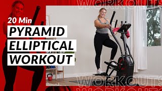 20 Minute Pyramid Elliptical Workout [upl. by Calle]