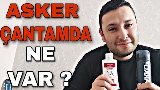 ASKER ÇANTAMDA NE VAR  BEDELLİ ASKERLİK ÇANTASINDA NELER OLMALI [upl. by Claudelle134]