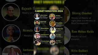 Indian PolityCabinet Ministers in 2024 [upl. by Brine]