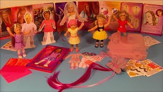 2014 AMERICAN GIRL ISABELLE SET OF 8 McDONALDS HAPPY MEAL COLLECTION VIDEO REVIEW [upl. by Renzo]