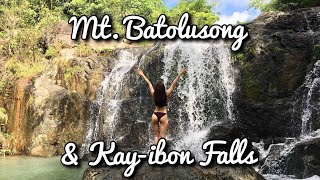 Hiking at Mt Batolusong amp KayIbon Falls  Angel Dei [upl. by Notsnhoj]