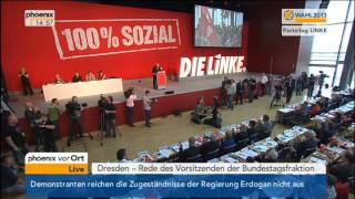 Aktuelles zum Bundesparteitag Die Linke  Vor Ort vom 15062013 [upl. by Labana]