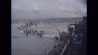 DDay Footage in Color [upl. by Huggins]