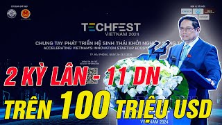 TT Phạm Minh Chính nói gì tại TECHFEST Khởi nghiệp Việt Nam có 2 Kỳ Lân 11 DN trên 100 triệu USD [upl. by Seyer918]