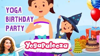 Kids Yoga Birthday Party Yogapalooza with Bari Koral [upl. by Nedac24]