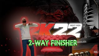 BEST BUILD IN NBA2K22 2WAY FINISHER RETURNS TO HAUNT NBA 2K22 NEXT GEN [upl. by Merrick]