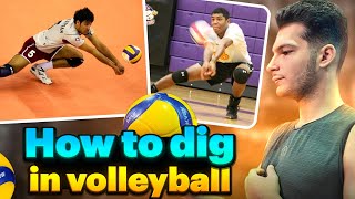 how to dig in volleyball [upl. by Ellenoj57]