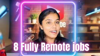 Top 8 Work From Home Jobs 2024  Hiring Across India No Experience [upl. by Anemolif687]