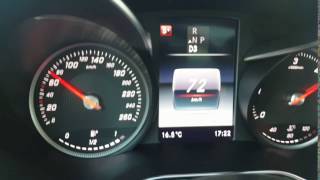 Mercedes C250d 0100 acceleration [upl. by Seidnac78]