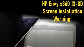 HP Envy x360 Convert 13bd Screen Replacement PreWarning [upl. by Cutlip1]