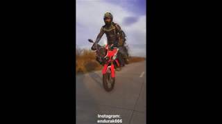 Honda Africa Twin 1000 enduro riding [upl. by Esnohpla]