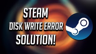 How To Fix Steam Disk Write Error  2024 [upl. by Nileuqaj]