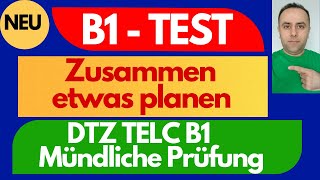 Gemeinsam etwas planen B1  DTZ GAST Prüfung B1  Mündliche Prüfung  Freund kommt nach Köln [upl. by Indihar]