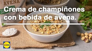 Crema de champiñones 🍵🥄  Recetas de sopas y cremas  Lidl España [upl. by Khano]