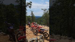 Uwharrie NF OHV Top of Trail 390 YZ250X 2 CRF250Xs amp KTM 300 XCW ISDE 9824 [upl. by Ika]