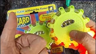 Lizard Flare Flameless LED Road Flare Quick Review [upl. by Eanej]