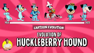 Evolution of HUCKLEBERRY HOUND  65 Years Explained  CARTOON EVOLUTION [upl. by Arahsat229]