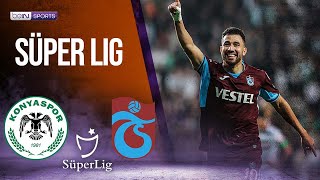 Konyaspor vs Trabzonspor  SÜPERLIG HIGHLIGHTS  040324  beIN SPORTS USA [upl. by Yedrahs]