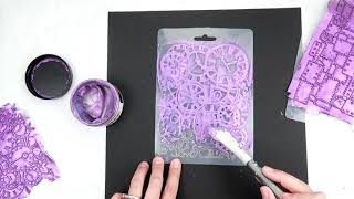 Using icing paste in a Stamperia mould [upl. by Danae]