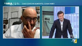 Contagi Covid in aumento linfettivologo Matteo Bassetti quotÈ come dire quanti mangiano il [upl. by Elades]