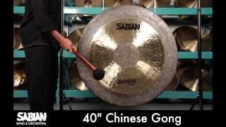 Sabian 40quot Chinese Gong [upl. by Maxwell]