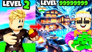 I Built MEGA MANSION DANGEROUS LEVEL 999999 Poor to Rich Roblox mega mention Tycoon [upl. by Riordan]