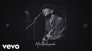 Leonard Cohen  Hallelujah Live at Glastonbury Official Lyric Video [upl. by Yelruc]