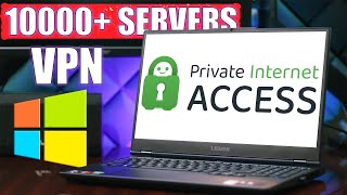 HOW TO INSTALL PRIVATE INTERNET ACCESS VPN ON WINDOWS 10 [upl. by Atinram]