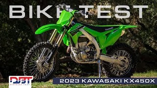 2023 Kawasaki KX450X Review  Dirt Bike Test [upl. by Yesnel]