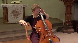 J S Bach  Wachet auf ruft uns die Stimme  BWV 645  cello organ bach [upl. by Amitarp375]