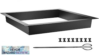 VEVOR Fire Pit Ring 42Inch Outer36Inch Inner Diameter Fire Pit Liner15 mm Review [upl. by Bilak]