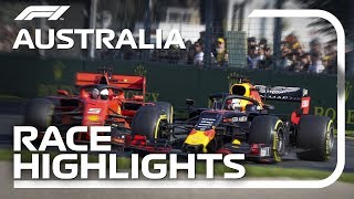 2019 Australian Grand Prix Race Highlights [upl. by Eicnan]