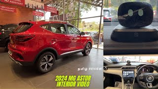 2024 MG Astor Interior explained in தமிழ்  Deep Reviews [upl. by Om]