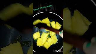 Dhokla recipe💝instant ytshorts Like amp subscribe [upl. by Aneetsirhc393]