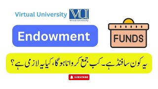 Endowment Fund  What is this  When to pay  Spring 2024 Students  Virtual University [upl. by Krasnoff]