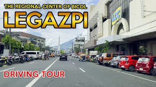 LEGAZPI CITY The Regional Center of Bicol Philippines  Driving Tour  4K HDR [upl. by Ileek]