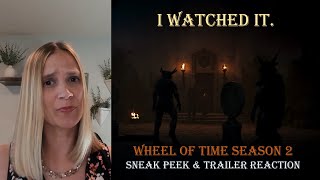 Wheel of Time WOT Season 2 Trailer and Sneak Peek Preview Reaction [upl. by Noirret]