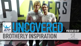 Zverev Brothers Inspire Each Other Uncovered 2017 [upl. by Selima]