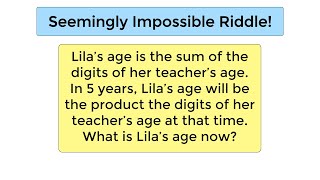 Can you figure out Lilas age [upl. by Aseiram]