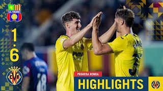 HIGHLIGHTS  POBLENSE 16 VILLARREAL  COPA DEL REY [upl. by Ydissac398]