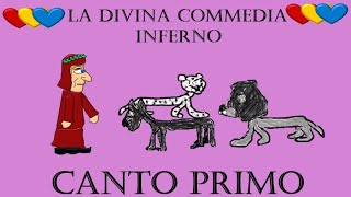 Il Primo Canto dellInferno in 4 minuti DIVINA COMMEDIA [upl. by Hackett]