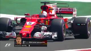 Vettel gp messico 2017 Po po pole Che giro grazie ragazzi [upl. by Cornelie]