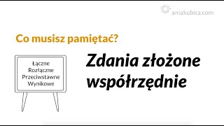 Zdania złożone współrzędnie wykresy [upl. by Sitra]