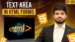 09 HTML Forms Textarea  HTML Tutorial 2024 [upl. by Aenet]