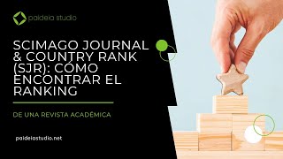 Scimago Journal amp Country Rank SJR cómo encontrar el ranking de una revista académica [upl. by Apgar80]