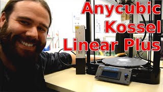 Anycubic Kossel Linear Plus  Buildup Tips Pitfalls and First Print [upl. by Ytomit]