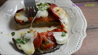 keto recipes  5 minute keto pizza recipe [upl. by Arelc604]