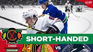 No Victory in Vancouver for Connor Bedard Chicago Blackhawks  CHGO Blackhawks POSTGAME Podcast [upl. by Helbon]