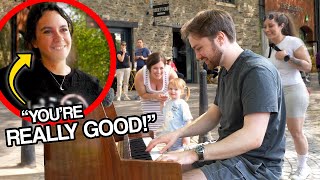 I Played COLDPLAY Songs On Piano In Public [upl. by Deyas484]