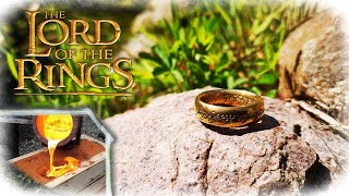 Casting The One Ring In REAL GOLD 5000 Lord Of The Rings [upl. by Nner]